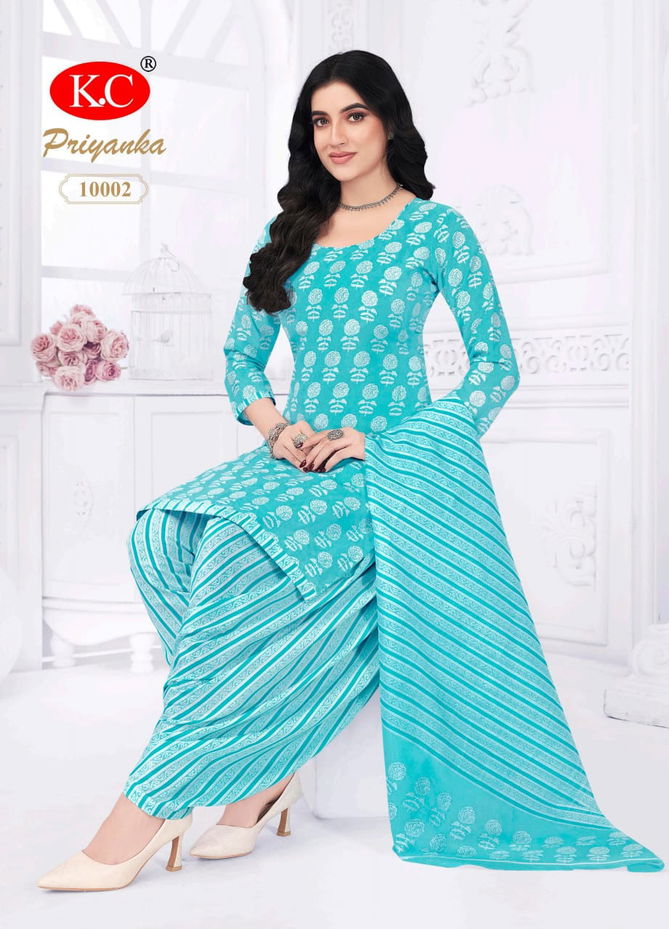 Priyanka Vol 10 By Kc Cotton Printed Readymade Dress Suppliers In India